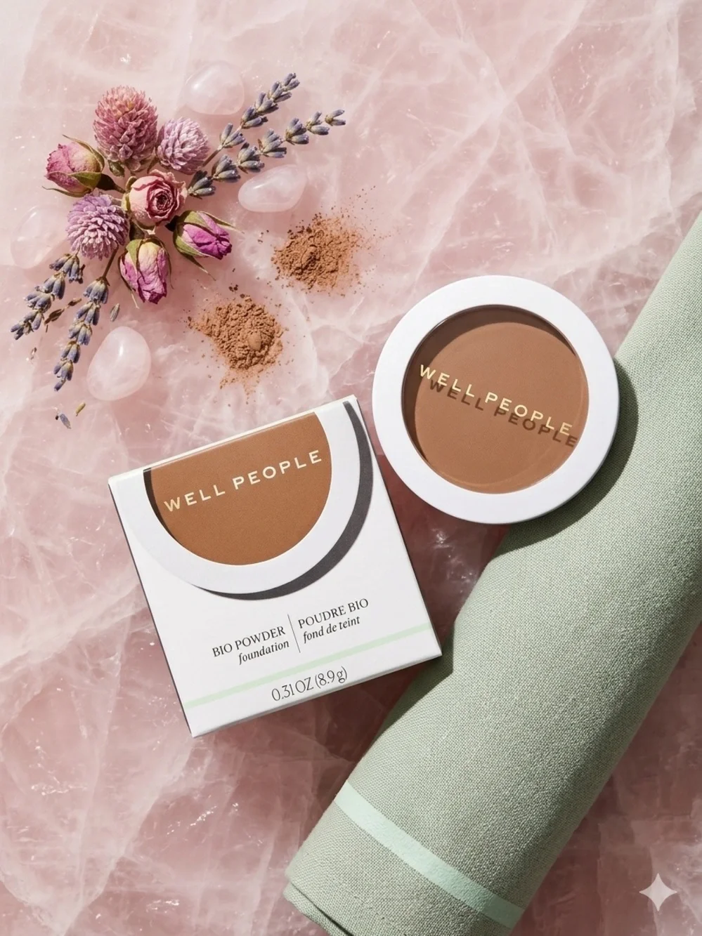 W3ll People Bio Powder Foundation - Warm Tan Compact